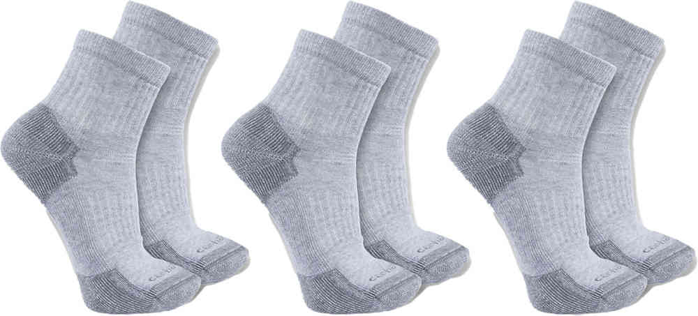 Carhartt Midweight Quarter Socks (3 Pairs)