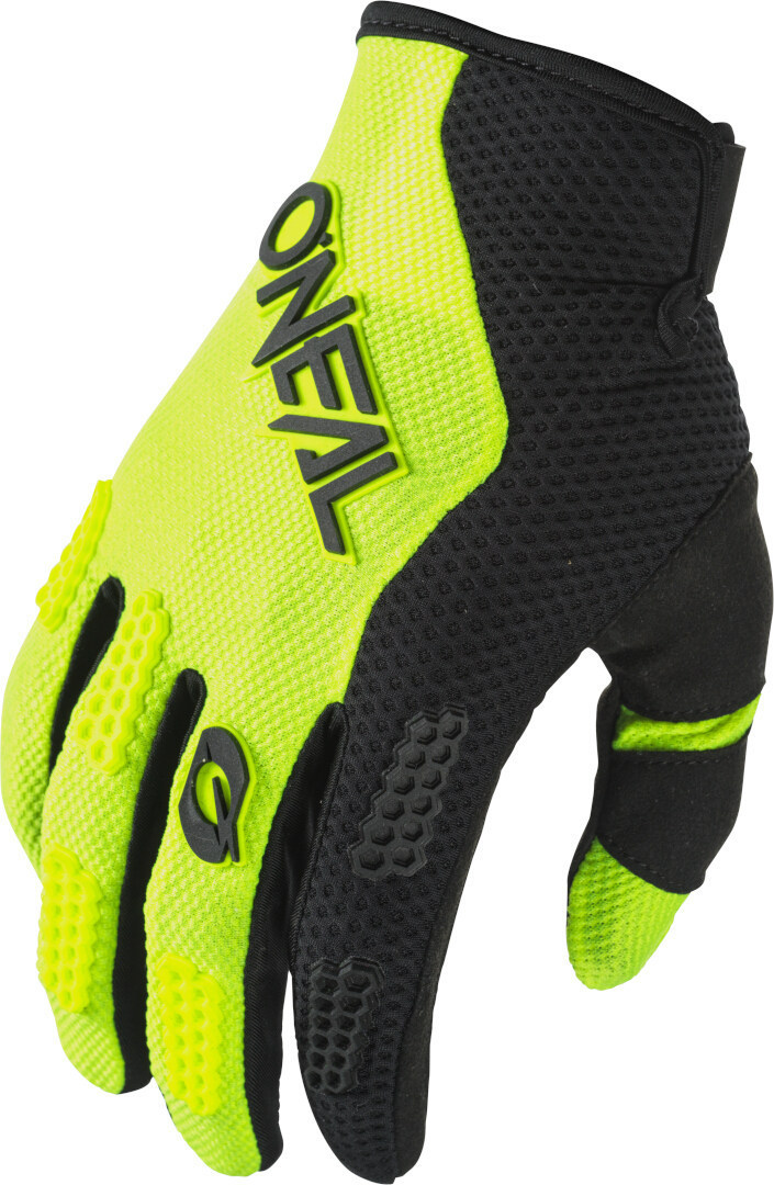 Oneal Element Racewear Kinder Motocross Handschuhe, schwarz-gelb, Größe XS