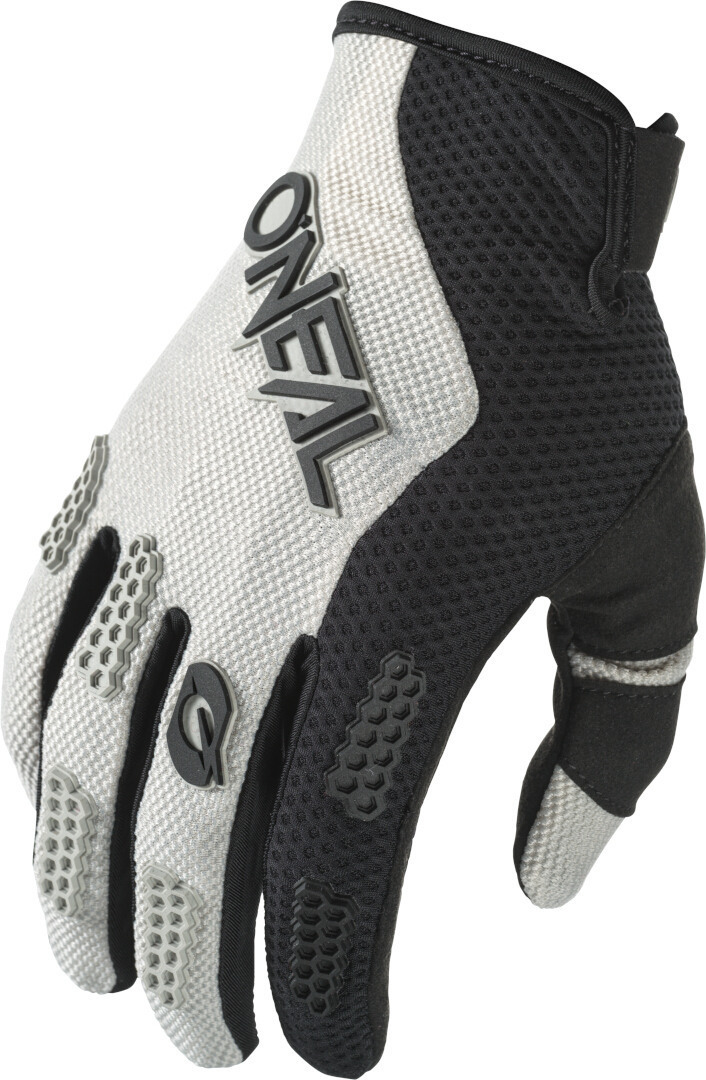 Oneal Element Racewear Motocross Handschuhe, schwarz-grau, Größe M