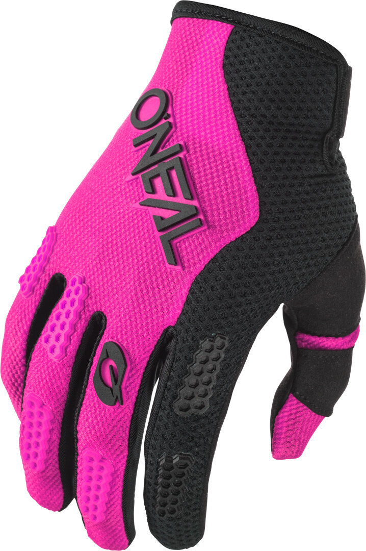 Oneal Element Racewear Damen Motocross Handschuhe, schwarz-pink, Größe 2XL