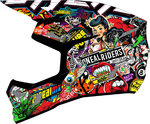 Oneal 3SRS Crank Casque de motocross multicolore