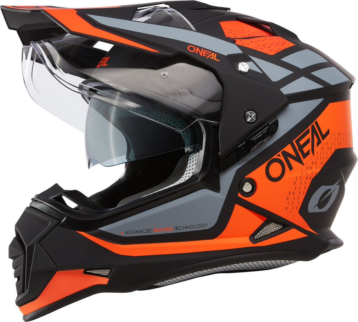 Oneal Sierra R Motocross Helm, schwarz-orange, Größe L