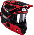 Leatt 7.5 V24 Motocross hjelm med beskyttelsesbriller