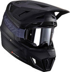 Leatt 7.5 V24 Stripes Motocross Hjelm med briller