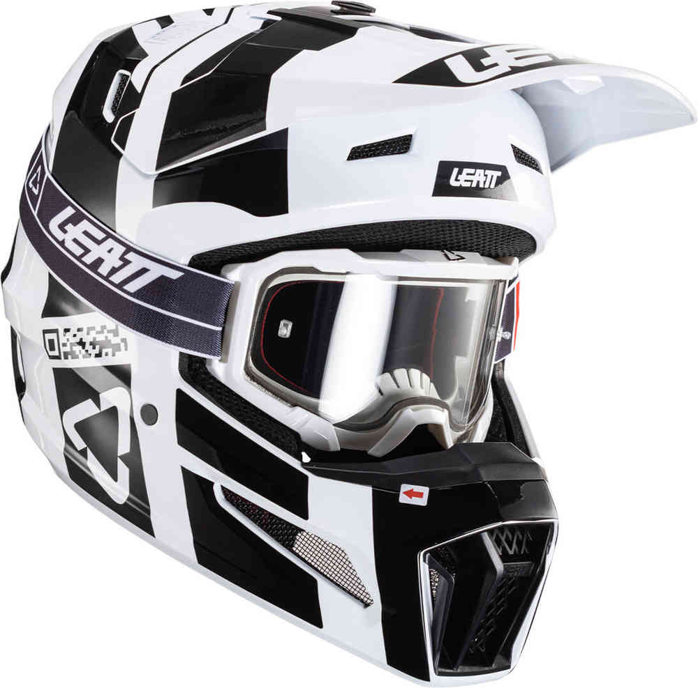 Leatt 3.5 V24 Casco da motocross con occhiali