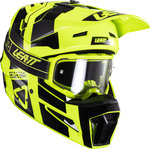 Leatt 3.5 V24 Motocross hjelm med beskyttelsesbriller