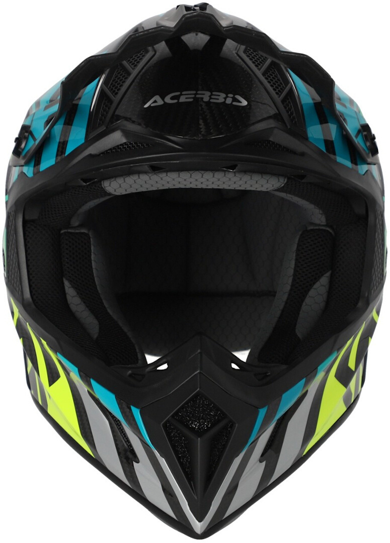 Фото - Мотошолом ACERBIS Steel Carbon Kask motocrossowy, czarny-żółty, Rozmiar XL 