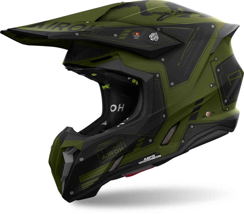 Airoh Twist 3 Military Kask motocrossowy