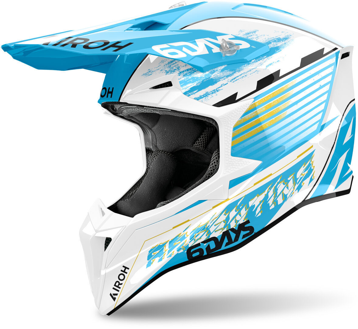 Airoh Wraaap Six Days Argentina Motocross Helm, mehrfarbig, Größe 2XL