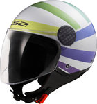 LS2 OF558 Sphere Lux II Swirl Jet Helm