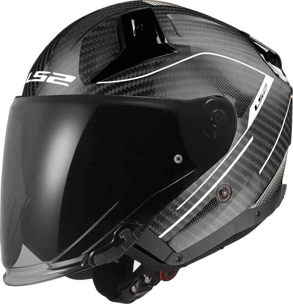 LS2 OF603 Infinity II Carbon Counter Jet Helmet