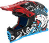 Preview image for LS2 MX437 Fast Evo II Mini Starmaw Kids Motocross Helmet