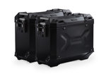 SW-Motech TRAX ADV hliníkový kufrový systém - černý. 37/37 l. BMW R 1300 GS (23-).