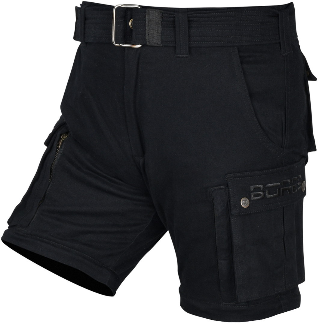 Bores Cargo Shorts, schwarz, Größe 36 für Männer