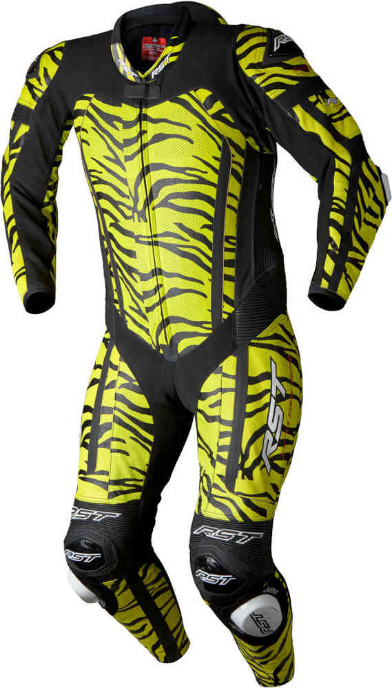 RST Pro Series Evo Airbag Ltd. Tiger One Piece Motorcycle Leather Suit