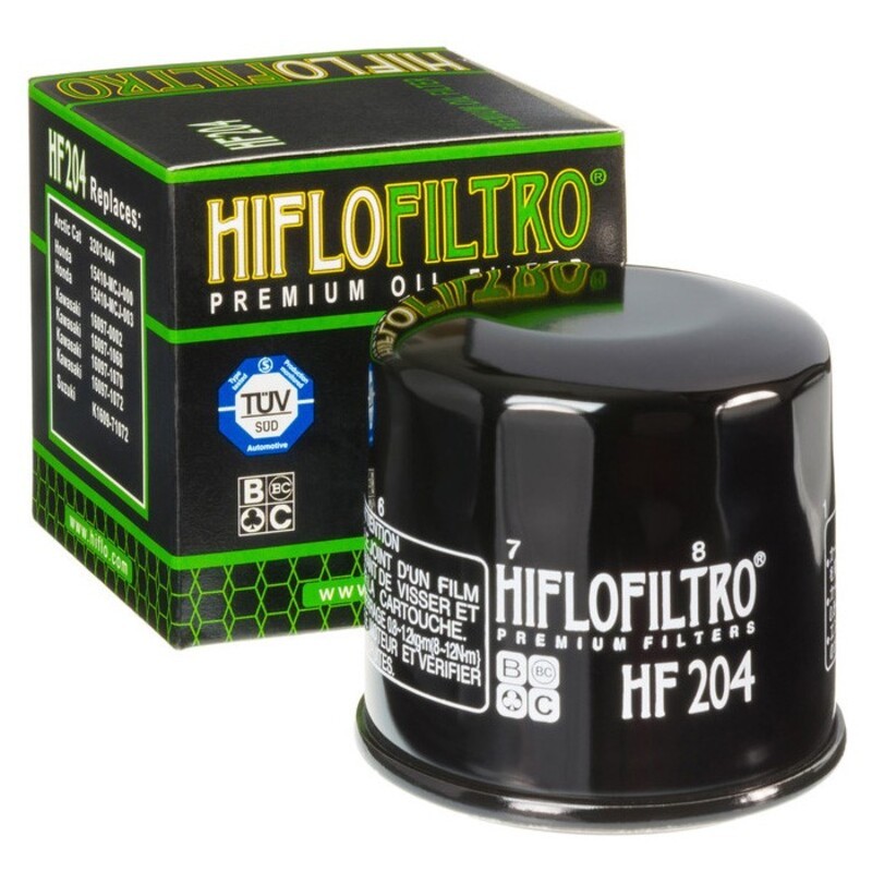 Hiflofiltro Filtro de aceite cromado - HF204C