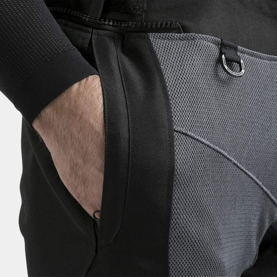 Photos - Motorcycle Clothing SHIMA Rush 2.0 Vented waterproof Motorcycle Textile Pants, black-grey, Siz 