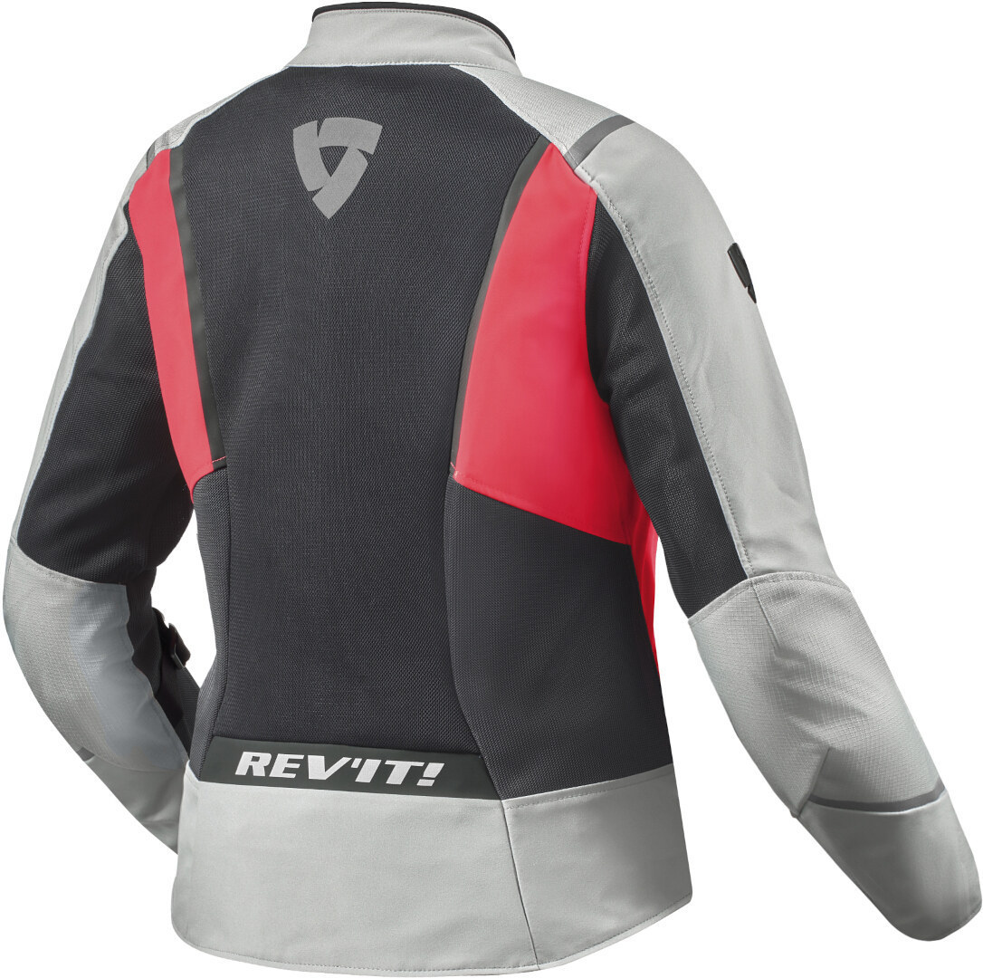 Photos - Motorcycle Clothing Revit Airwave 4 Ladies Motorcycle Textile Jacket, grey-pink, Size 34 for W 