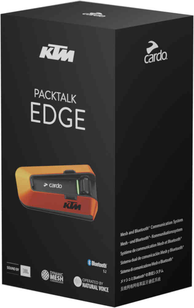Cardo Packtalk EDGE KTM Sistema de Comunicação Pacote Único