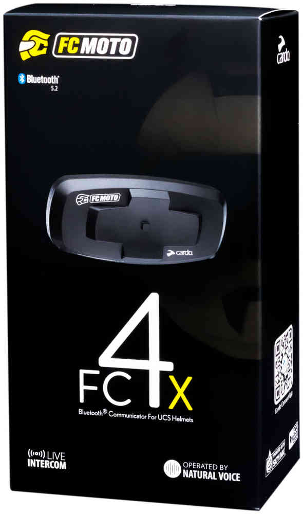 Cardo FC4X FC-Moto Edition Bluetooth Viestintäjärjestelmän Single Pack -paketti