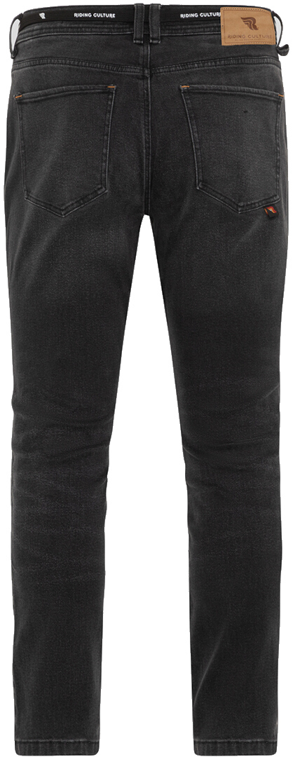 Zdjęcia - Odzież motocyklowa Riding Culture Tapered Slim Black Dżinsy motocyklowe, czarny, Rozmiar 34 3