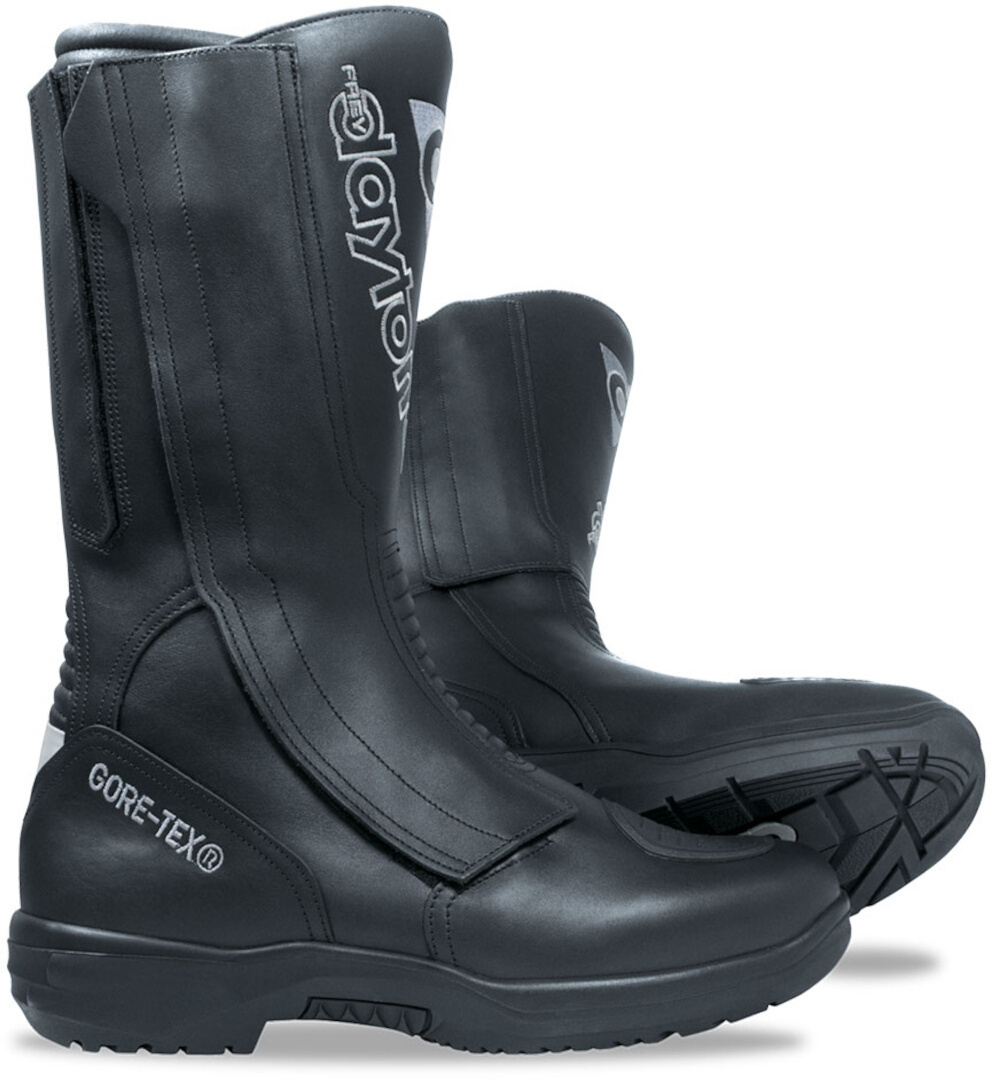 Daytona Big Travel GTX Gore-Tex waterproof Motorcycle Boots, black, Size 49